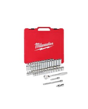56 PC 3/8" DRIVE SOCKET & RATCHET SET    - 48-22-9008