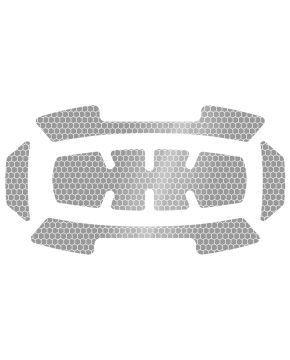 5PC BOLT REFLECTIVE STICKER SET (SILVER) - 48-73-4600