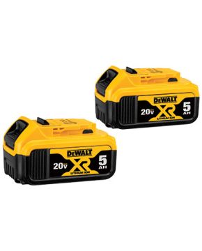 20V MAX LITHIUM BATTERY, 5.0 Ah, PKG:2 - DCB205-2