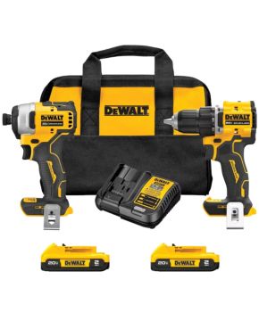 COMBO DRILL & IMPACT 20V MAX , 2.0AH     - DCK225D2