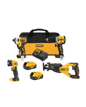 4 BRUSHLESS TOOL XR COMBO KIT, 20V 5AH   - DCK449P2