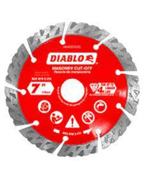 DIABLO 7" SEGMENTED TURBO DIAMOND DISC   - DMADST0700