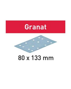 ABRASIVES 80x133 #80 GRANAT 50MCX