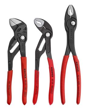COBRA PLIERS CONFORT GRIP SET OF 3       - 9K008005US