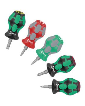 STUBBY SCREWDRIVER SET 3, PKG:5          - 008872