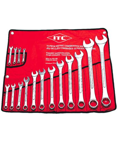 16 PC METRIC WRENCH 6 TO 32MM ITC        - 020216