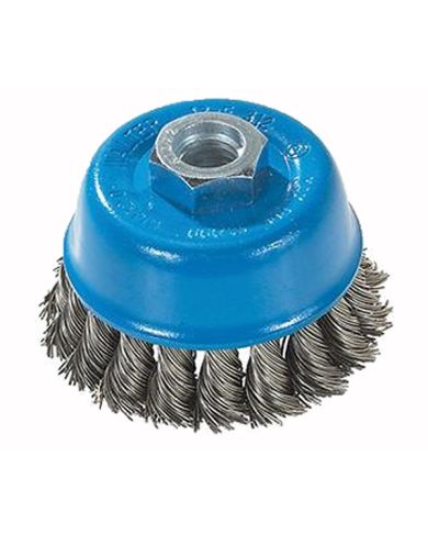 WIRE CUP BRUSH KNOT  3"x5/8"-11 X 0.020  - 13-F314