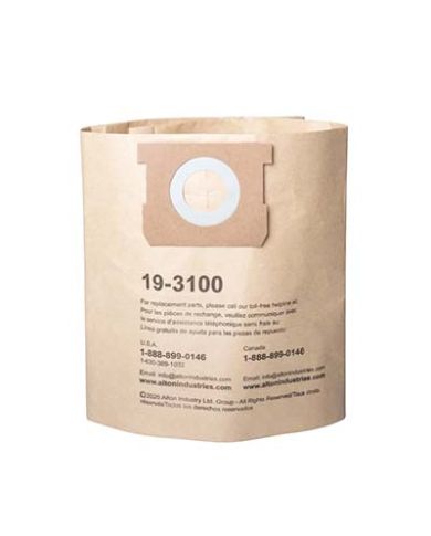 DISPOSABLE PAPER BAG (3) 5-8 GAL         - 19-3100
