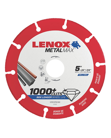 LENOX METAL MAX 5" DIAMOND WHEEL         - 1972922