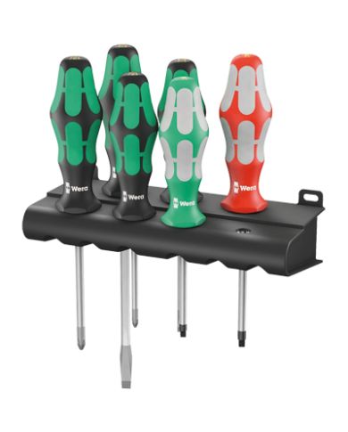 6 SCREWDRIVER SET WITH RACK, SERIE 300   - 347778