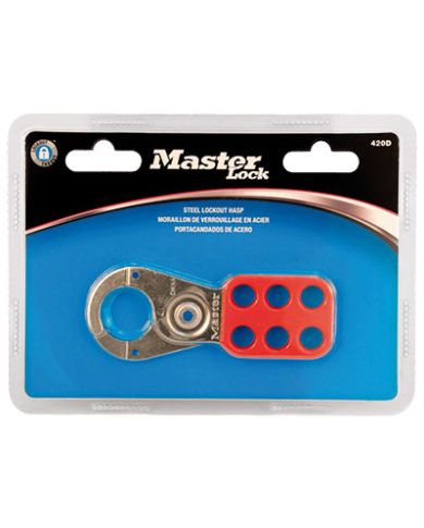 STEEL LOCKOUT HASP, 1" JAW CLEARANCE     - 420-MASTER
