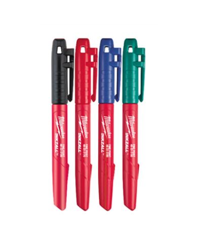 4 PK FINE POINT MARKERS                  - 48-22-3106