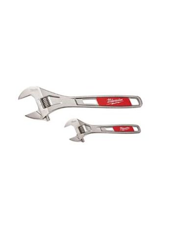 2 PC 6" AND 10" AJUSTABLE WRENCH         - 48-22-7400