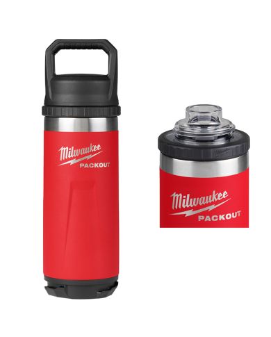 PACKOUT 18OZ INSULATED BOTTLE RED        - 48-22-8382R