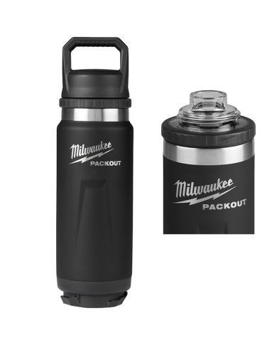 PACKOUT 24OZ INSULATED BOTTLE BLACK      - 48-22-8396B