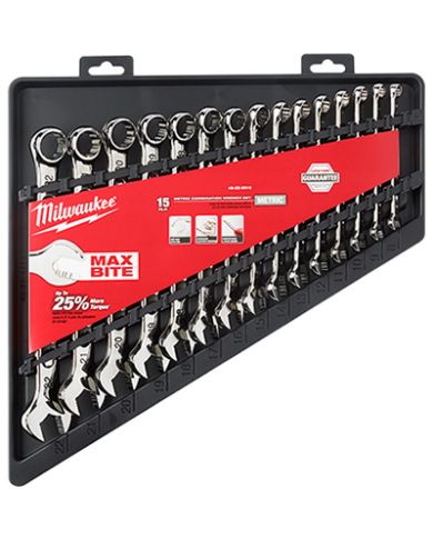 COMBINATION METRIC WRENCH SET 15 PC      - 48-22-9515