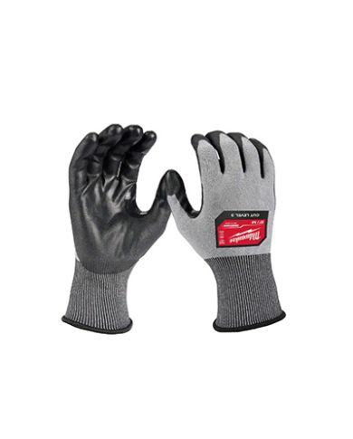 CUT LEVEL 3 PALM COATED GLOVE MED        - 48-73-8731