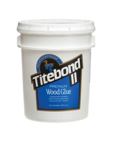 TITEBOND II PREMIUM WOOD GLUE, 5 GALLONS - 5007