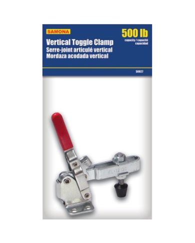 T-HANDLE VERTICAL TOGGLE CLAMP, 500 LBS  - 50827