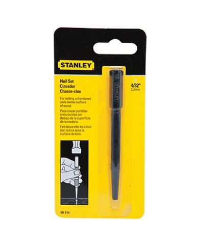 SQUARE HEAD 4" NAIL PUNCH 4/32 STANLEY   - 58-114