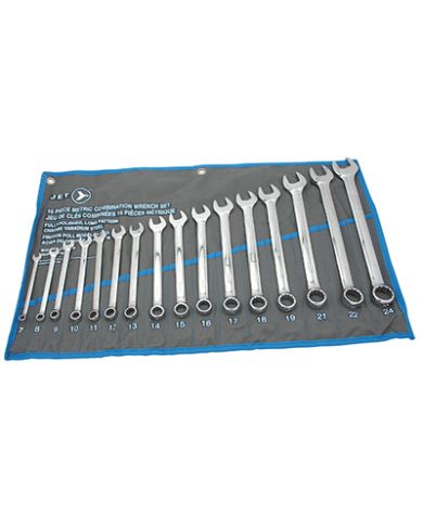 16 PC LONG METRIC COMBINATION WRENCH SET - 700185