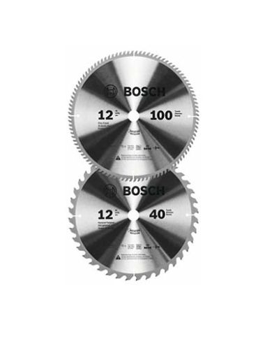 12" 2 BLADES COMBO 40T AND 100T BOSCH    - BCB12TW