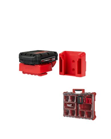 M18 PACKOUT FITS BATTERY HOLDER (2)      - BH883