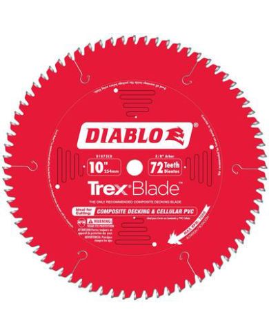 10"x72T BLADE COMPOSITE DECKING          - D1072CDC