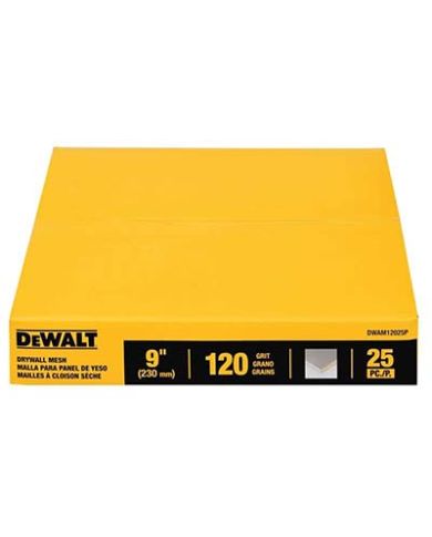 DRYWALL MESH SAND PAPER 9IN 120G 25PC.   - DWAM12025P