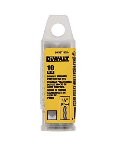 DRYWALL 1/8" BIT 10 PC.                  - DWAST18010