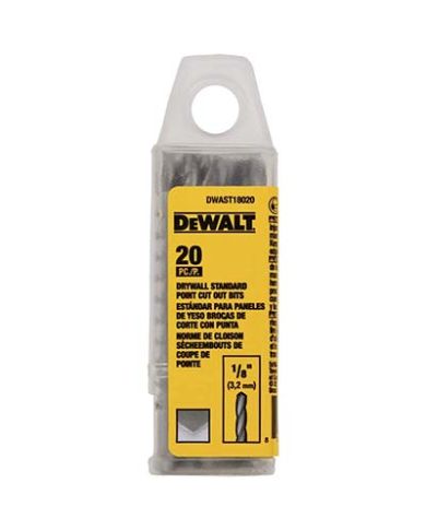 DRYWALL 1/8" BIT 20 PC.                  - DWAST18020