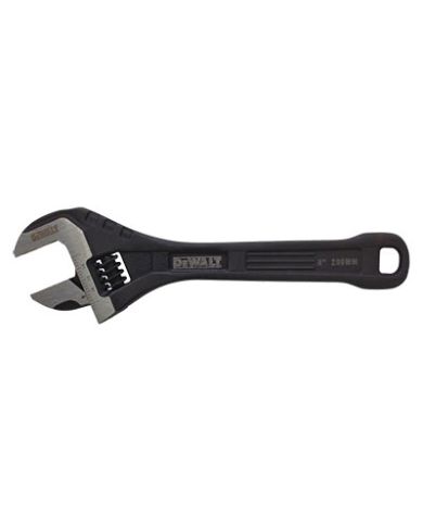 8" ALL-STEEL ADJUSTABLE WRENCH           - DWHT80267