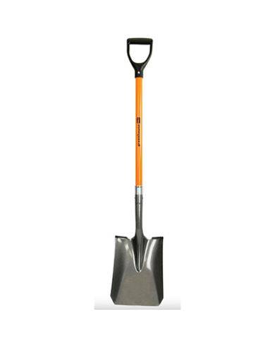 SQUARE SHOVEL HOLLOW BACK WITH D-HANDLE  - 0233