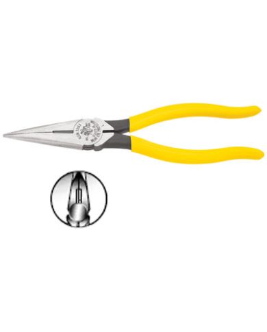 8" LONG-NOSE PLIERS SIDE CUTTING         - D203-8