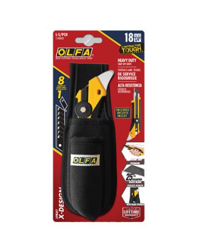 OLFA L5 UTILITY KNIFE WITH POUCH         - L-5-PCH