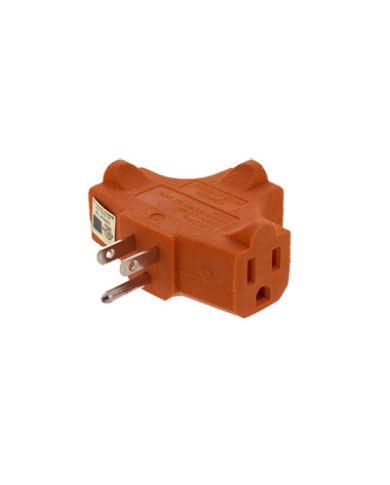 SHOPRO 15A 125V TRIPLE OUTLET ADAPTOR    - 0752DSP