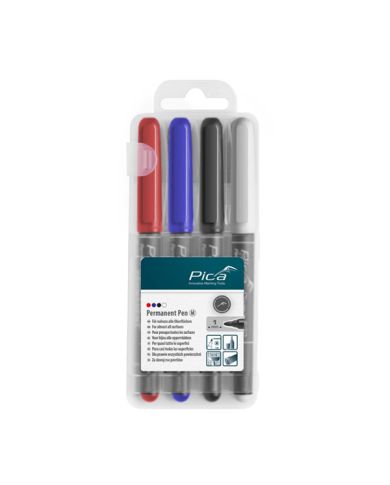 PICA 4-PACK PERMANENT MARKER 1MM         - PICA-534-04
