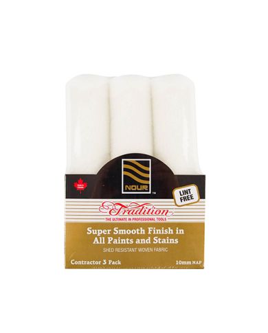 3/PK PAINT ROLLERS MED-SMOOTH SURF 10MM  - Z9N10-3