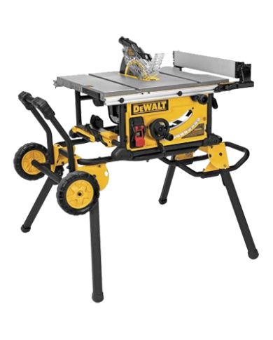 10" TABLE SAW WITH ROLLING STAND         - DWE7491RS