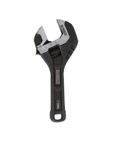 4" ALL-STEEL ADJUSTABLE WRENCH           - DWHT80092