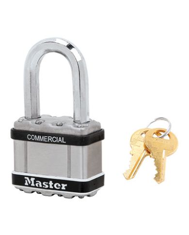 2"X1-1/2" PADLOCK W/ STAINLESS COVER     - M5LFSTS