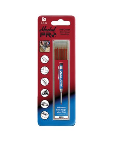 RED LEAD REFILL FOR PRO SERIES 6PCS      - 96274
