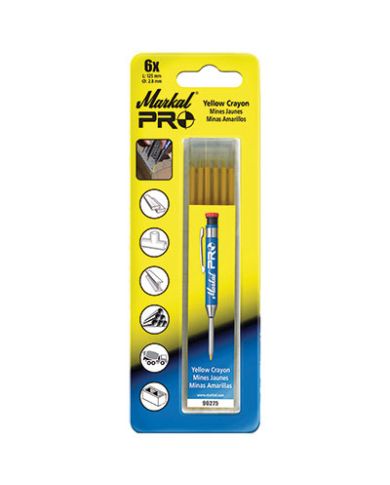 YELLOW LEAD REFILL FOR PRO SERIES 6PCS   - 96275