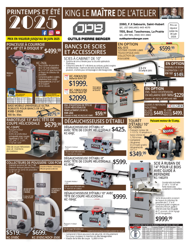 Printemps et Été 2025 - King