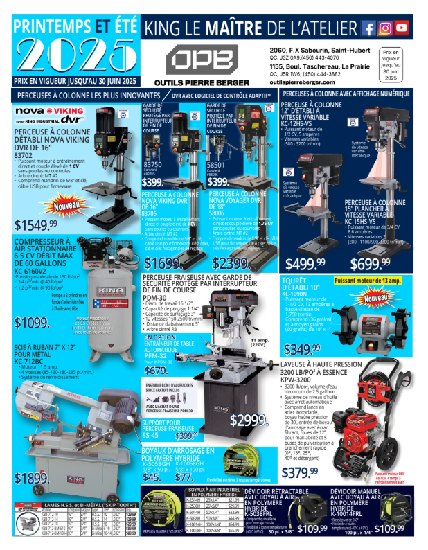 Printemps et Été 2025 - King